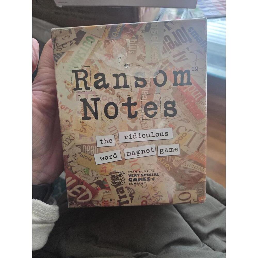 ( sealed) Ransom Notes - The Ridiculous Word Magnet Game